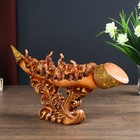 Сувенир полистоун "Семь слонов на бивне" под дерево 18,5х8х44 см - фото 22827069