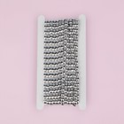 Тесьма металлизированная «Прямоугольник», 8 × 5 мм, 4,5 ± 0,5 м, цвет серебряный - Фото 2