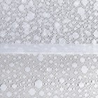 Тюль без шторной ленты 280х145 см, белый 3, пэ 100% - Фото 3