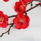 Цветы искусственные "Веточка сакуры" 2,5х42 см, красный - Фото 2