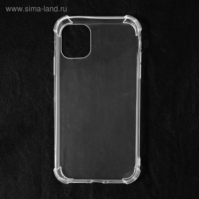 Чехол LuazON для iPhone 11, силиконовый, противоударный, прозрачный - Фото 1