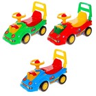 Толокар «Машина для прогулок», с гудком-пищалкой, МИКС - Фото 1