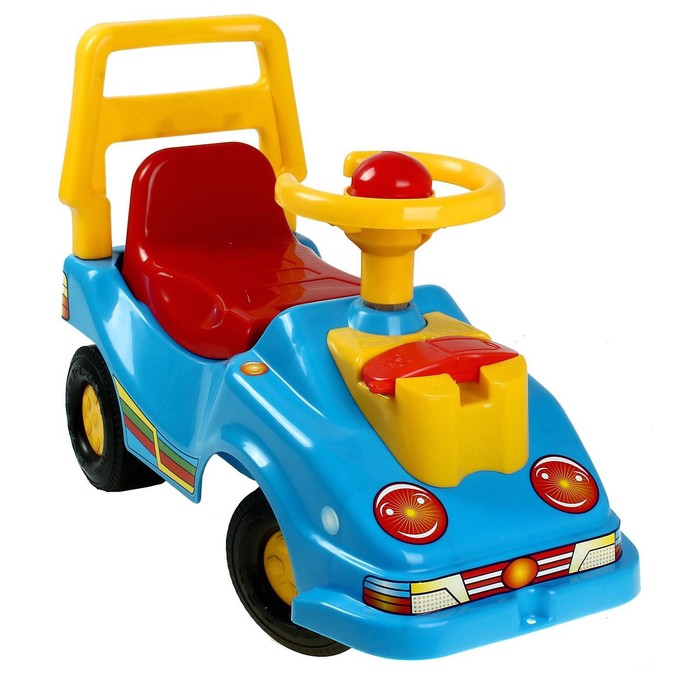 Толокар «Машина для прогулок», с гудком-пищалкой, МИКС 39415