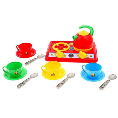 Набор для кухни «Галинка 3», плита, чайник, чайный набор