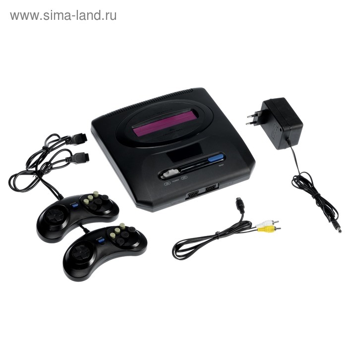 УЦЕНКА Приставка игровая Luazon Game-2, 16 бит, два джойстика, 70 игр, чёрная - Фото 1