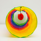 Туннель для кошек с игрушкой, 120×25 см, разноцветный - Фото 5