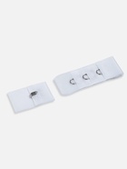 Застёжка для бюстгальтера, 3 ряда 1 крючок, 2?2.8 см, 2?5 см, 10 шт., белая (комплект 3 шт) - фото 48806029