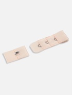 Застёжка для бюстгальтера, 3 ряда 1 крючок, 2 см, 10 шт, цвет бежевый - фото 809058242