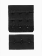 Застёжка для бюстгальтера, 3 ряда 3 крючка, 4.5×2.8 см, 4.5×4.9 см, 10 шт., чёрная - Фото 4