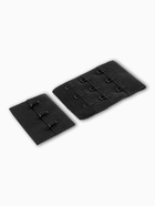 Застёжка для бюстгальтера, 3 ряда 3 крючка, 4.5×2.8 см, 4.5×4.9 см, 10 шт., чёрная - Фото 5