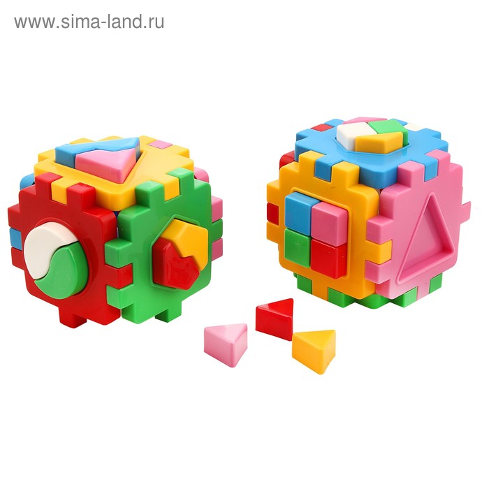 Куб "Умный малыш" Комби, цвета МИКС - Фото 1