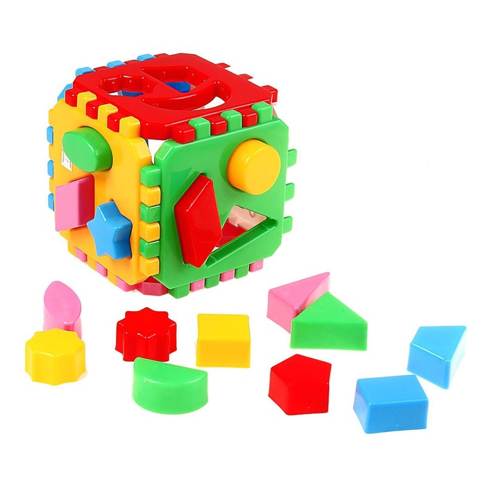 Игрушка куб-сортер «Умный малыш», 24 элемента - Фото 1
