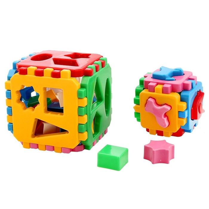 Развивающая игрушка-куб «Умный малыш 1+1», 36 элементов, МИКС - Фото 1