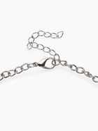 Колье «Гестия» круг, голубое в чернёном серебре, 45 см - Фото 4