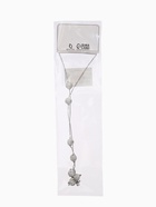 Бусы «Цепь» блеск шамбала, ассорти, шар №12, белые в серебре, 80 см - Фото 8