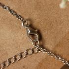 Бусы «Цепь» блеск шамбала, ассорти, шар №12, чёрные в серебре, 80 см - Фото 2