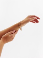 Браслет со стразами «Сияй» нить кругами, цвет белый в золоте, 18 см - Фото 18