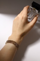 Браслет со стразами «Сияй» четыре ряда, цвет белый в золоте, 18 см - Фото 4