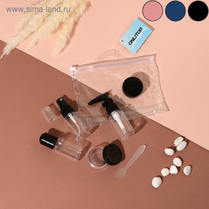 Набор для хранения, в чехле, 6 предметов, цвет МИКС - Фото 1