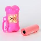 Контейнер с пакетами для уборки за собаками «Я милашка» (рулон 15 шт.) - Фото 2