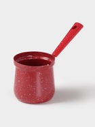 Турка Доляна «Мрамор рэд», 500 мл, d=9 см, 19.5×9×14 см, пластиковая ручка, антипригарное покрытие, индукция, красная - Фото 2