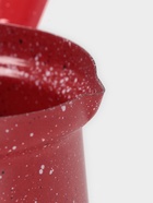 Турка Доляна «Мрамор рэд», 500 мл, d=9 см, 19.5×9×14 см, пластиковая ручка, антипригарное покрытие, индукция, красная - Фото 3