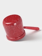 Турка Доляна «Мрамор рэд», 500 мл, d=9 см, 19.5×9×14 см, пластиковая ручка, антипригарное покрытие, индукция, красная - Фото 4