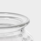 Банка для сыпучих Доляна «Голубки», 500 мл, 11×17 см, с керамической крышкой, стекло, прозрачная - Фото 6