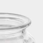 Банка для сыпучих Доляна «Голубки», 500 мл, 11×17 см, с керамической крышкой, стекло, прозрачная - Фото 6