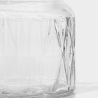 Банка стеклянная для сыпучих продуктов с керамической крышкой Доляна «Голубки», 500 мл, 11×17 см - Фото 7
