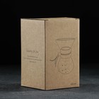 Кофеварка кемекс для кофе Magistro «Колумб», 400 мл, 13×11×17 см, стекло, прозрачная - Фото 10