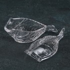 Конфетница стеклянная «Рыба», 100 мл, 16,5×7,6×10 см - Фото 2