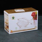 Конфетница стеклянная «Рыба», 100 мл, 16,5×7,6×10 см - Фото 4