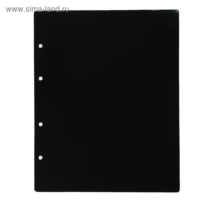 Лист «Эконом»промежуточный чёрный, формат Optima, размер 200х250 мм - Фото 1