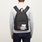 Рюкзак школьный молодёжный «Джокер», отдел на молнии, наружный карман, цвет чёрный, 33х13х37 см - фото 25605495