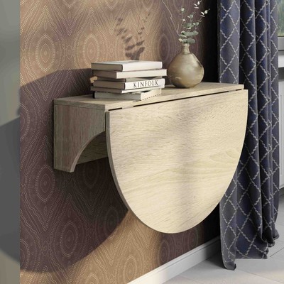 Стол подвесной раскладной «Прованс», 780×240(660)х216 мм, цвет дуб сонома