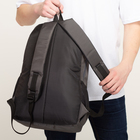 Рюкзак школьный, 2 отдела на молниях, 2 наружных кармана, 2 боковых кармана, цвет серый - Фото 5
