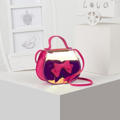 Сумка детская на магните, цвет малиновый