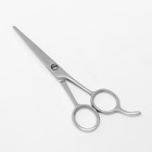 Ножницы парикмахерские с упором, лезвие — 4,5 см, цвет серебристый - Фото 2