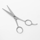 Ножницы парикмахерские с упором, лезвие — 4,5 см, цвет серебристый - Фото 3