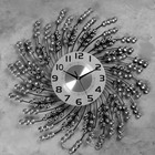 Часы настенные, серия: Ажур, "Майен", плавный ход, d-60 см, d-22 см, 1 АА - фото 2900061