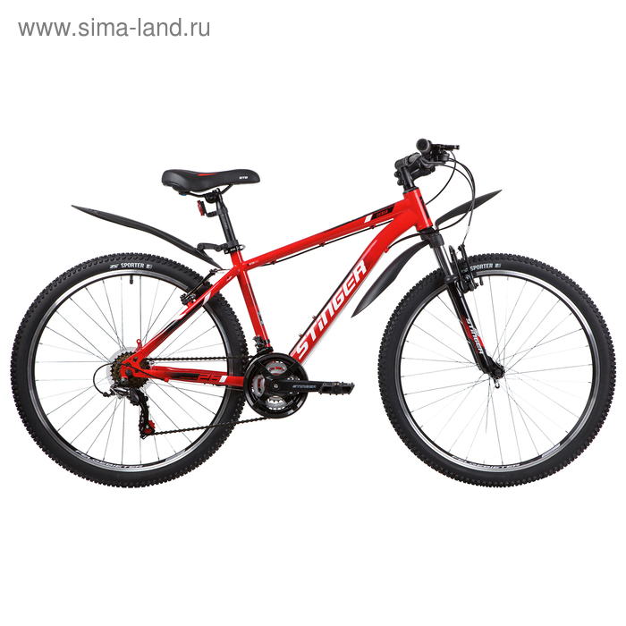 Велосипед 26" Stinger Caiman, 2020, цвет красный, размер 18" - Фото 1