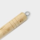 Ёршик для посуды Доляна, 25,5×7×3,5 см, овал, деревянная ручка - Фото 4