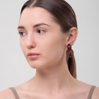 Серьги ассорти «Бесконечность» переплетение, цвет красный - Фото 2