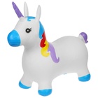 Попрыгун ZABIAKA «Единорожка», 61 х 50 х 27 см, цвет МИКС - Фото 7