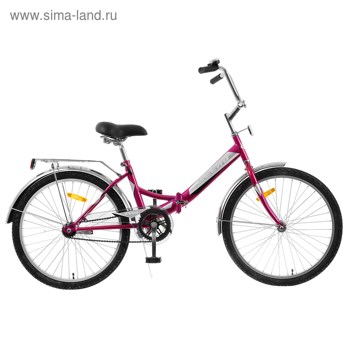 Велосипед 24" Десна-2500, Z010, цвет фиолетовый, размер 14" - Фото 1