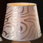 Абажур Е14 белый-серебро 20х20 см.  (артикул 4415789)  большой выбор товаров оптом и в розницу по низким ценам с доставкой