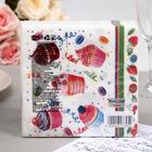 Салфетки бумажные New line FRESCO «Десерт», 2 слоя, 33*33 см, 20 шт. - Фото 2