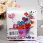 Салфетки бумажные «Гармония цвета. Сердечки», 100 шт. - фото 24349974