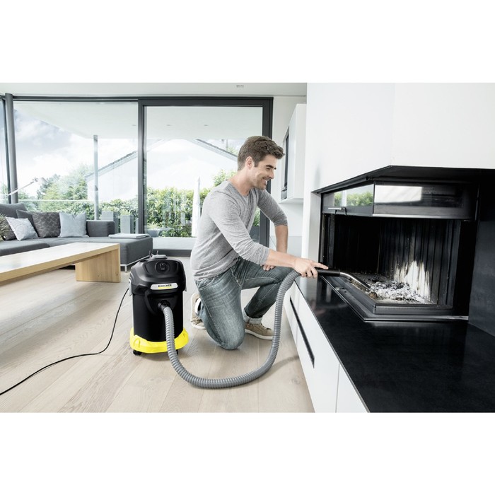 Пылесос для золы Karcher AD 4 Premium, 600/150 Вт, 17 л/металл, чёрно-жёлтый - фото 51344462